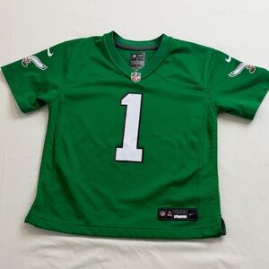 Nike Philadelphia Eagles Jalen Hurts #1 Youth Large Jersey Green NFL